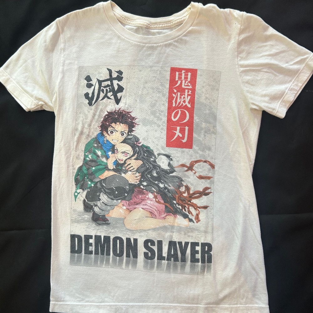 Demon Slayer White T-Shirt X-Small